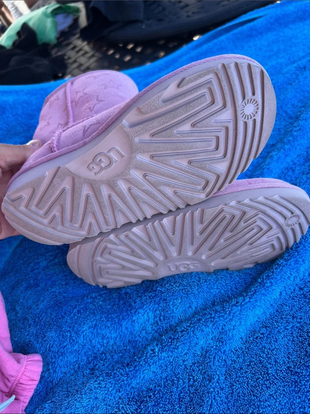 UGG pink suede